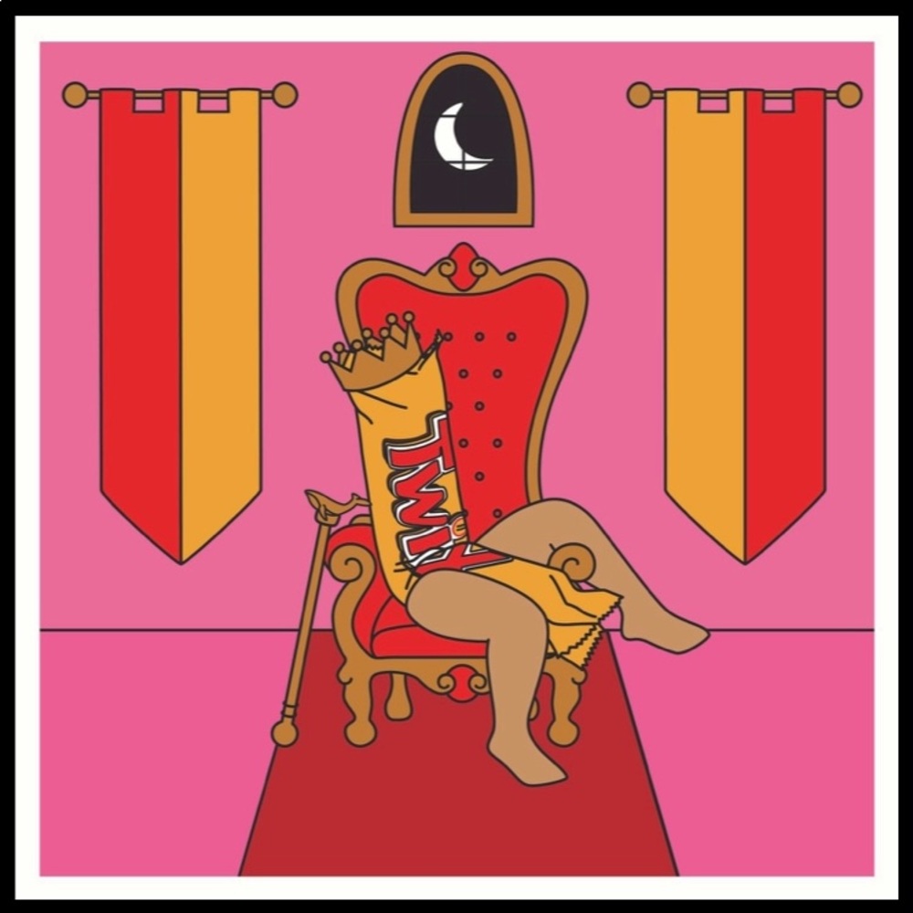 TWIX YEAHYEAHCHLOE’s “Ruler Of The Right”.  200 Exist.